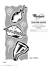 Whirlpool GR450LXL Use & Care Manual