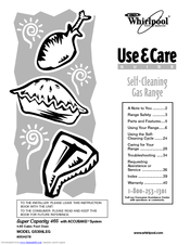 Whirlpool GS395LEG Use & Care Manual