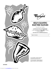 Whirlpool GY396LXPS Use And Care Manual