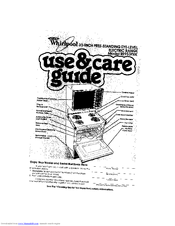 Whirlpool RE953PXK Use & Care Manual