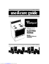 Whirlpool Estate RF305EXP Use & Care Manual