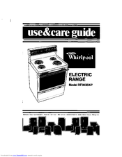 Whirlpool RF303BXP Use & Care Manual