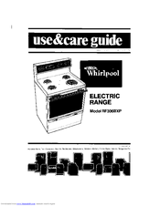 Whirlpool RF306BXP Use & Care Manual