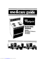 Whirlpool RF313PXVT Use & Care Manual