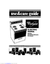 Whirlpool RF310PXX Use & Care Manual