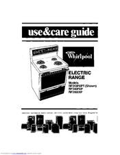 Whirlpool RF3100XP Use & Care Manual