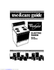 Whirlpool RF315PXX Use & Care Manual