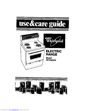 Whirlpool RF3165XW Use & Care Manual