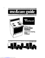Whirlpool RF335EXP Use & Care Manual