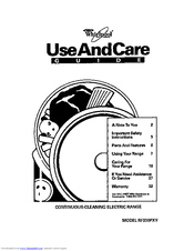 Whirlpool RF330PXY Use And Care Manual