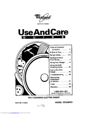 Whirlpool RF356BXD Use And Care Manual