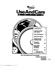 Whirlpool RF362BXB Use And Care Manual