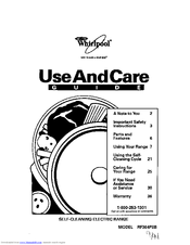 Whirlpool RF364PSB Use And Care Manual