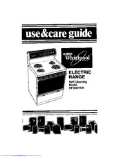 Whirlpool RF365PXW Use & Care Manual