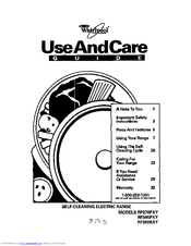 Whirlpool RF360BXY Use And Care Manual