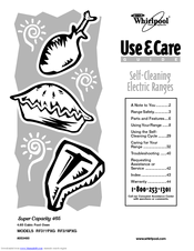 Whirlpool RF377PXG Use & Care Manual