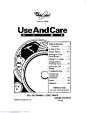 Whirlpool RF376PXD Use And Care Manual