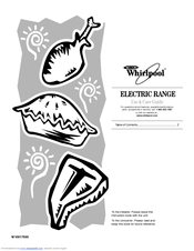 Whirlpool RF380LXPB3 Use And Care Manual