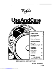 Whirlpool RF385PXY5 Use And Care Manual