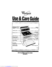 Whirlpool RF396PXV Use And Care Manual