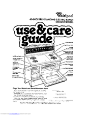 Whirlpool RF4900XL Use & Care Manual