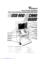 Whirlpool RJE-953PP Use And Care Manual