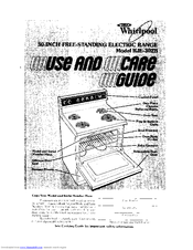Whirlpool RJE-302B Use And Care Manual