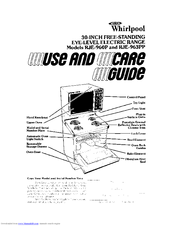 Whirlpool RJE-960P Use And Care Manual