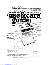 Whirlpool RS600BXK Use & Care Manual