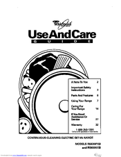 Whirlpool RS6305XB Use And Care Manual