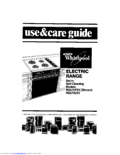 Whirlpool RS6700XV Use & Care Manual