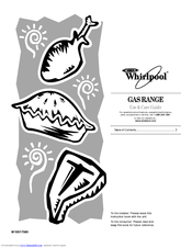 Whirlpool SF196LEPB3 Use And Care Manual