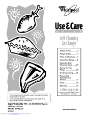 Whirlpool SF195LEH Use & Care Manual