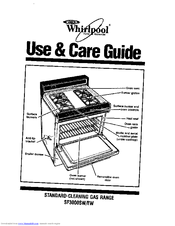 Whirlpool SF3000SW Use And Care Manual