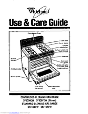 Whirlpool SF3300EW Use & Care Manual