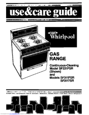 Whirlpool SF311PSR Use & Care Manual
