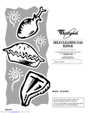 Whirlpool SF341BEK Use And Care Manual