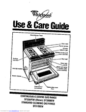 Whirlpool SF3100EW Use And Care Manual