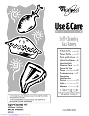 Whirlpool SF362BEG Use & Care Manual
