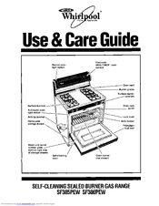 Whirlpool SF386PEW Use And Care Manual