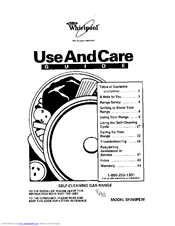 Whirlpool SF380PEW Use And Care Manual