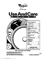 Whirlpool SF388PEW Use And Care Manual