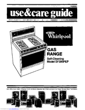 Whirlpool SF396PEP Use & Care Manual