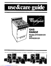 Whirlpool SF010EER Use And Care Manual