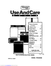 Whirlpool TER50W0D Use And Care Manual