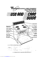 Whirlpool WE-345P Use & Care Manual