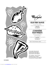 Whirlpool WHIRLPOOL W10162205A Use And Care Manual