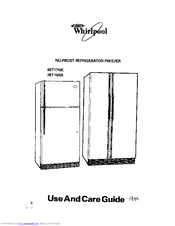 Whirlpool 8ET17NK Use And Care Manual