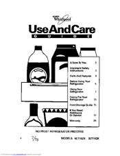 Whirlpool 3ET18ZK Use And Care Manual