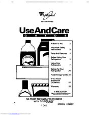 Whirlpool ED22DF Use And Care Manual